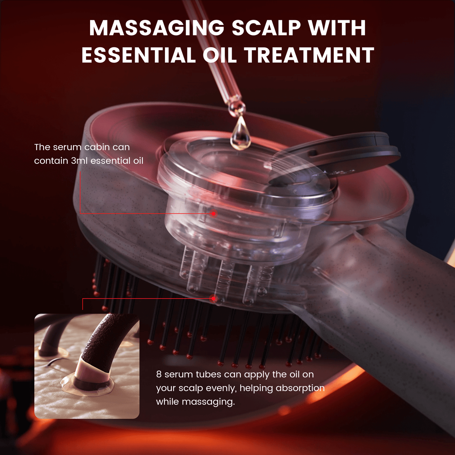 SoftyScalp™ Red Light Massager